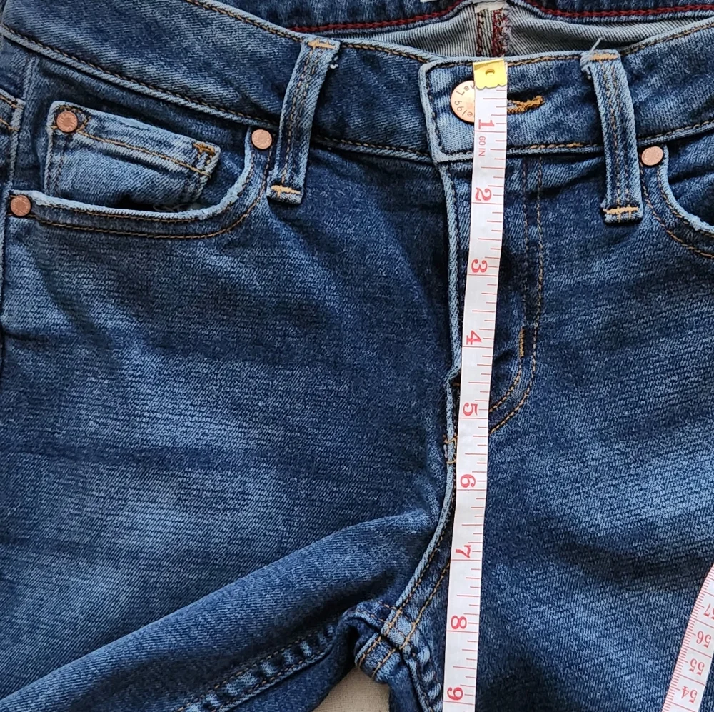 Level 99 Indigo Skinny Jeans Women’s Denim Jeggings Size 26 EUC‎